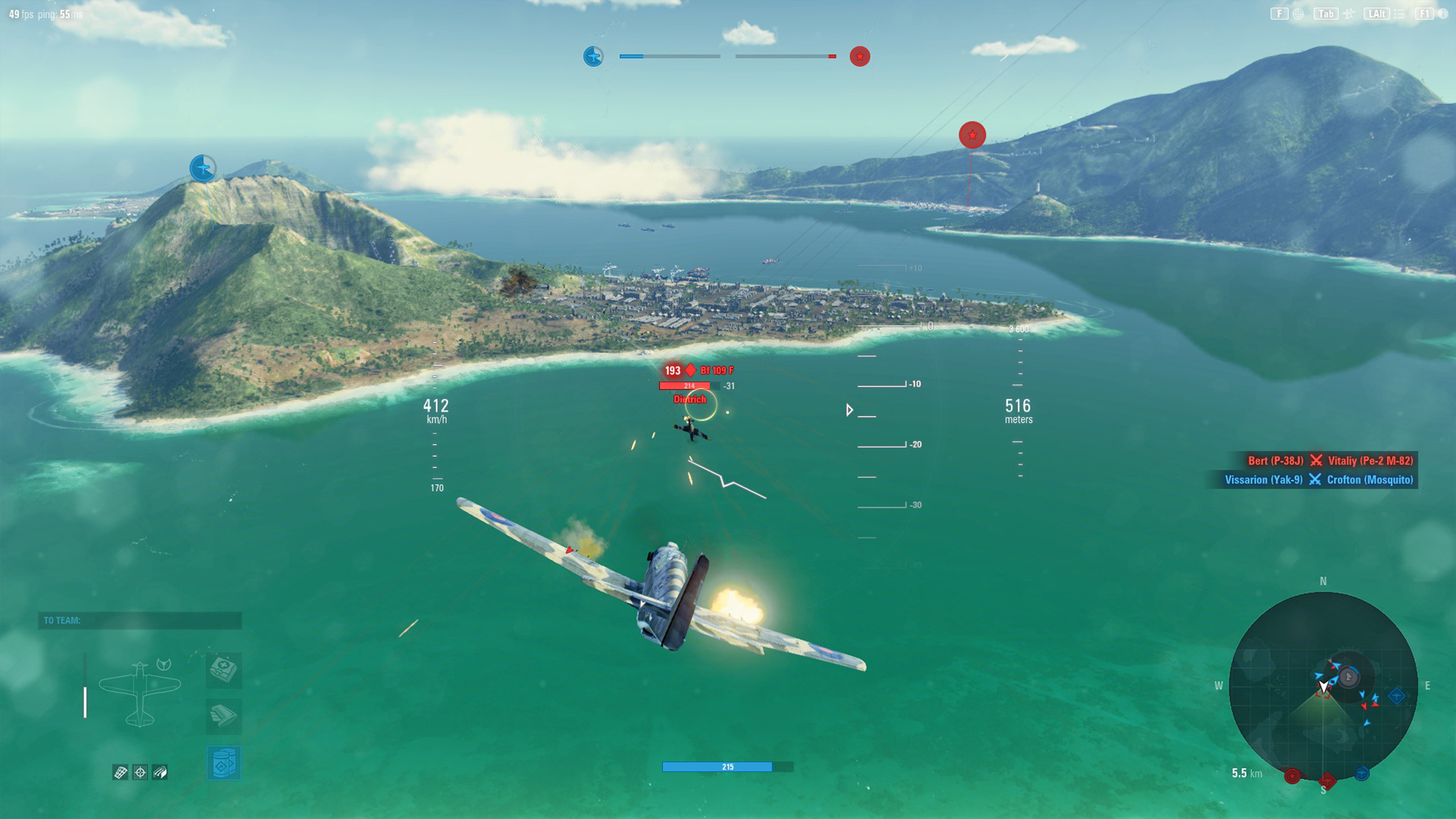 World of warplanes gameplay